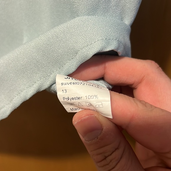 Shein Curve 1XL Light Blue Cami Tank Top - Picture 3 of 6